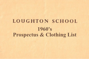 School Prospectus 1960’s